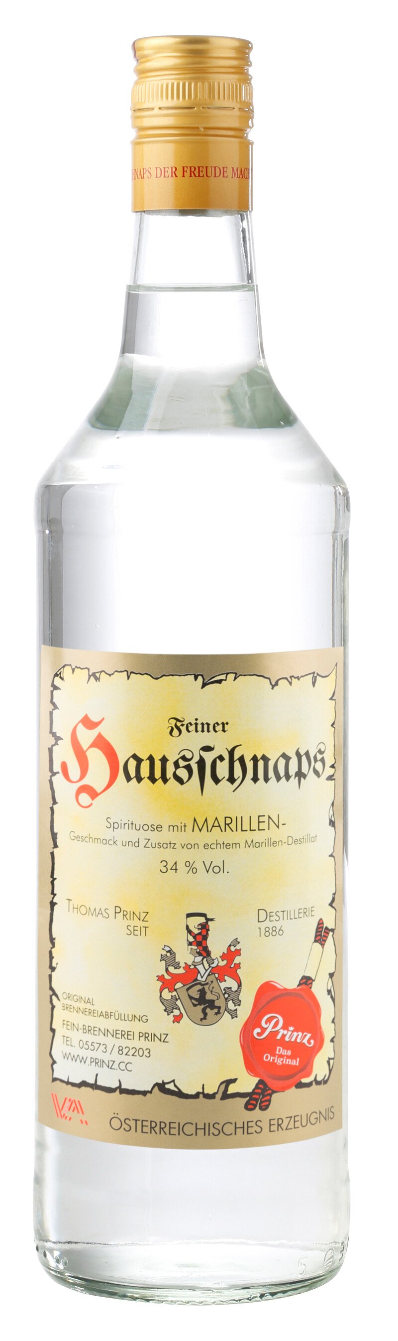 Prinz Hausschnaps Marille