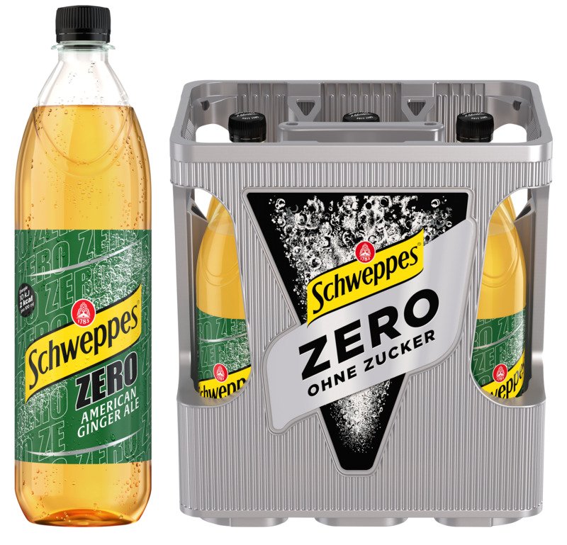 Schweppes Ginger Ale Zero 1l